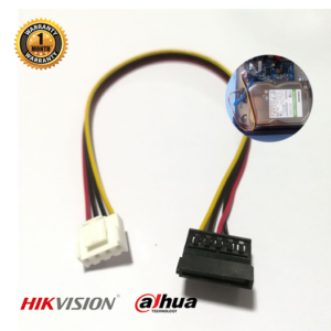 SATA Power Cable for Hikvision Dahua CCTV DVR | 20cm Heavy Duty HDD Power Cable | Brand New