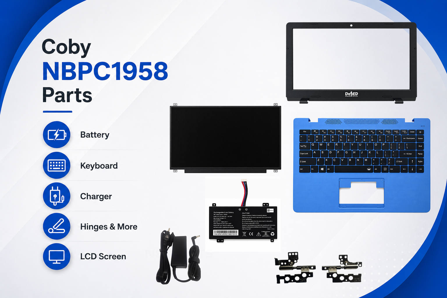 Coby NBPC1958 Laptop Parts by NebParts PH
