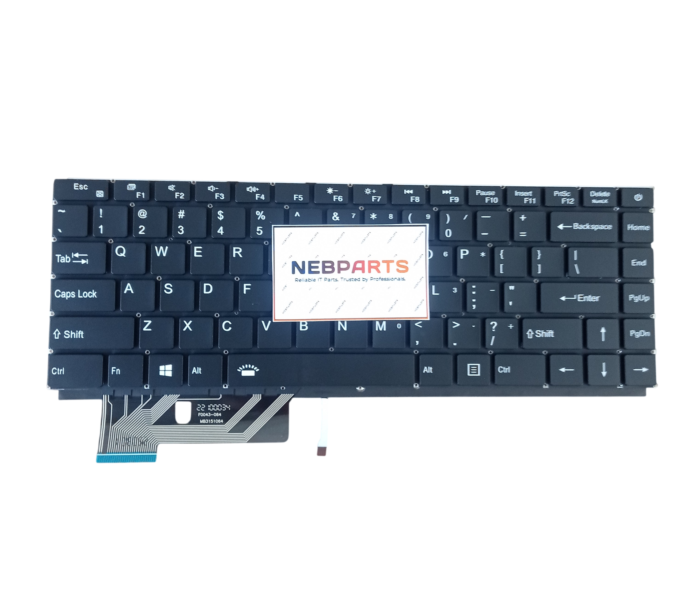 Original Keyboard for Coby NBPC2361 Laptop | US English | Backlit | Brand New 3 Coby NBPC2361 Laptop Keyboard_Front