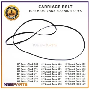 Carriage Belt for HP Smart Tank 500, 508, 515, 510, 511, 516, 518, 519, 520, 521, 525, 528, 529, 530, 531, 536, 538, 539, 580, 581, 582, 583, 585, 588, 589 & 615 Printers CB760-40056